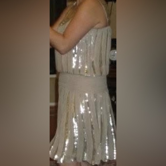 Silk and sequin party dress - Picture 2 of 3